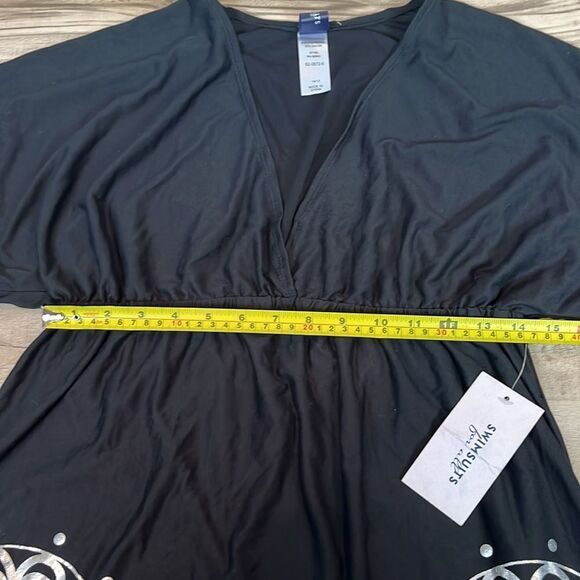 NWT Swimsuits for All KATE V-NECK COVER UP DRESS size 10/12 - Picture 13 of 13